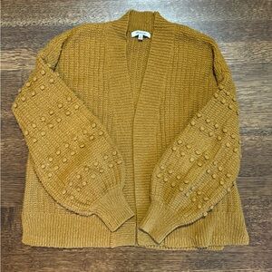 Maxwell mustard yellow cardigan size extra small
